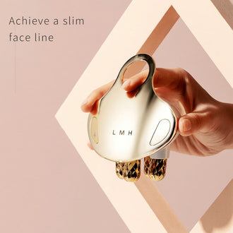 FourRolling: V-Face Lifting Skincare Device held in model's hand