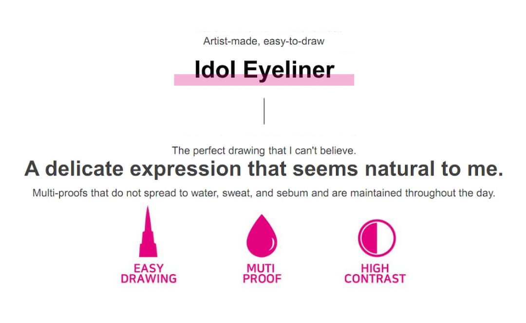 Dr. & The Idol Eyeliner x Mari Kim features